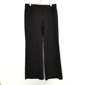 EXPRESS Editor Pinstripe Wide Leg Trouser Dress Pants